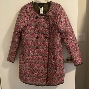 JCrew Reversible jacket in Liberty floral, XXS, worn once, excellent condition